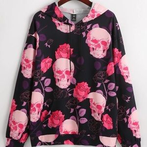 Skull and Rose hoodie